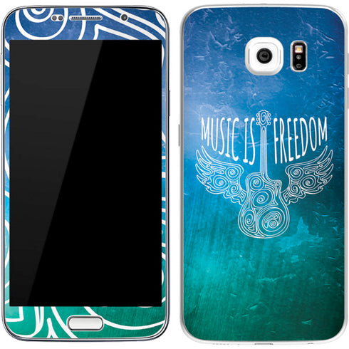 Music Is Freedom Galaxy S7 Skin