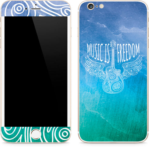 Music Is Freedom iPhone 6/6s Plus Skin