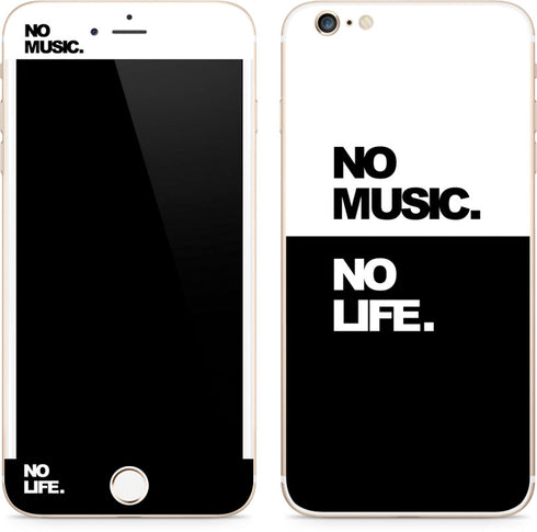 No Music No Life iPhone 6/6s Plus Skin