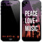 Peace Love And Music iPhone 5/5s/5SE Skin