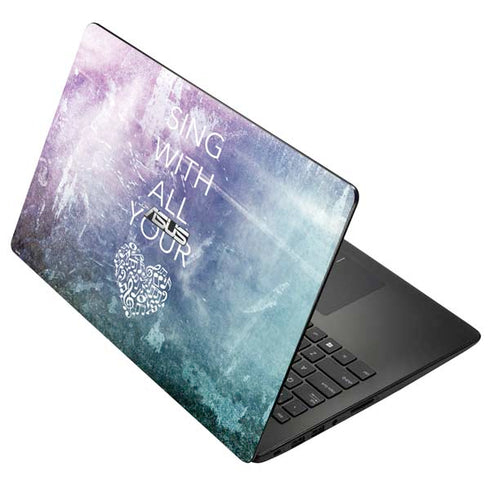 Sing With All Your Heart Asus X502CA 15.6 Skin