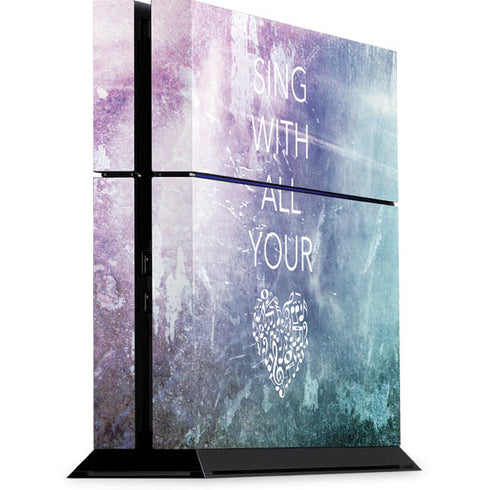 Sing With All Your Heart PS4 Console Skin