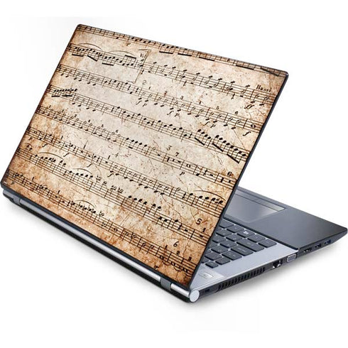 Antique Notes Generic Laptop Skin