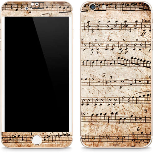 Antique Notes iPhone 6/6s Plus Skin