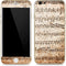 Antique Notes iPhone 6/6s Skin