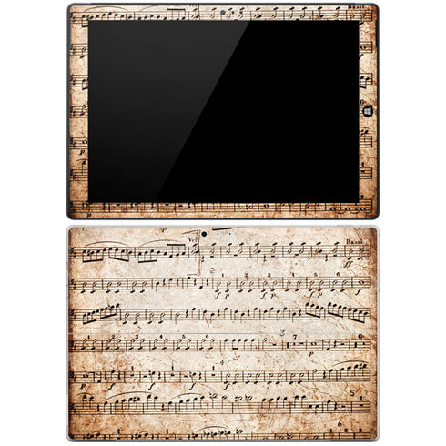 Antique Notes Surface Pro 3 Skin
