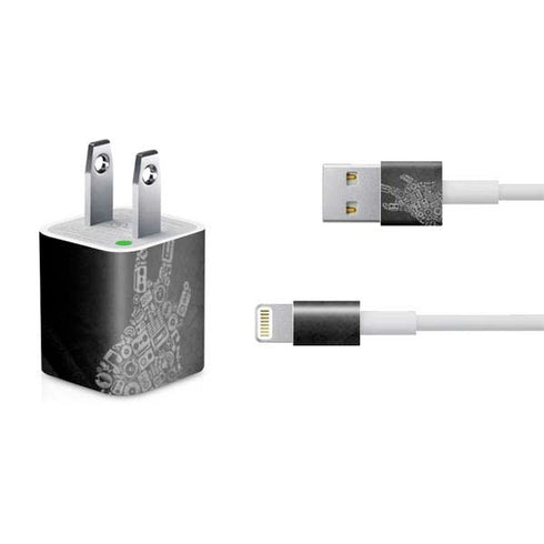 Guitar Pattern iPhone Charger (5W USB) Skin