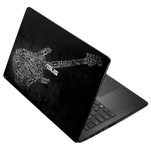 Guitar Pattern Asus X502CA 15.6 Skin