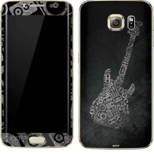 Guitar Pattern Galaxy S7 Edge Skin