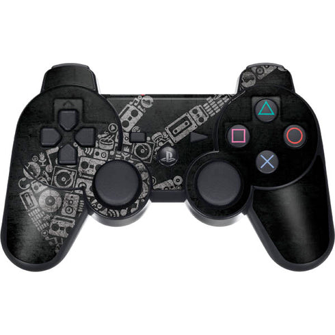Guitar Pattern PS3 Dual Shock wireless controller Skin