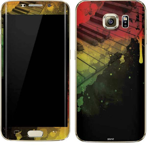 Rasta Color Keys Galaxy S7 Edge Skin