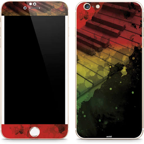 Rasta Color Keys iPhone 6/6s Plus Skin