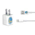 NBA Golden State Warriors Distressed iPhone Charger (5W USB) Skin