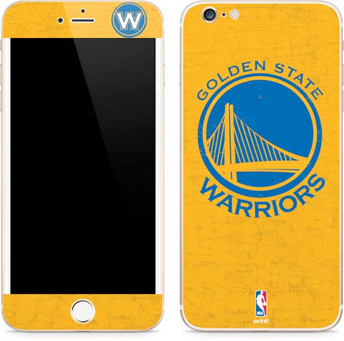 NBA Golden State Warriors Distressed iPhone 6/6s Plus Skin