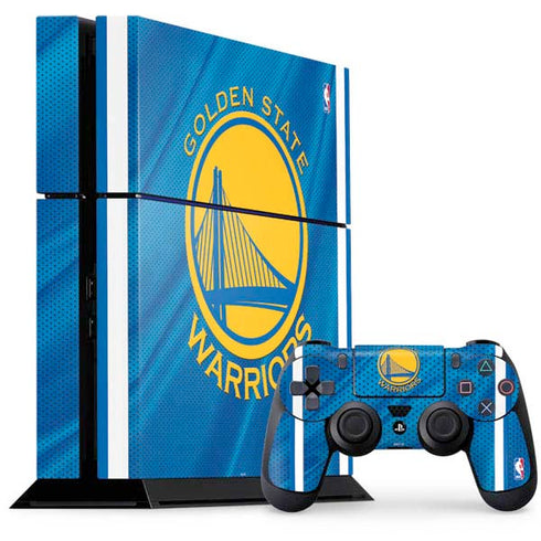 NBA Golden State Warriors Jersey PS4 Console and Controller Bundle Skin