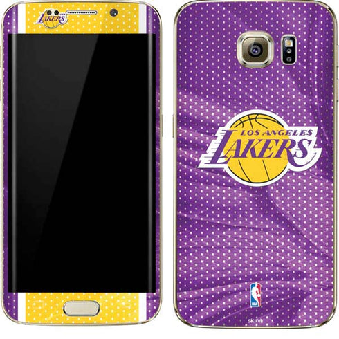 NBA Los Angeles Lakers Home Jersey Galaxy S7 Edge Skin