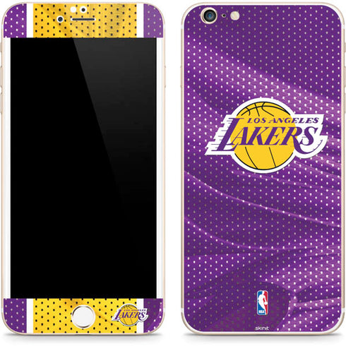 NBA Los Angeles Lakers Home Jersey iPhone 6/6s Plus Skin