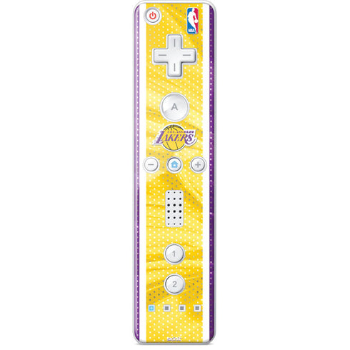 NBA Los Angeles Lakers Home Jersey Wii Remote Controller Skin