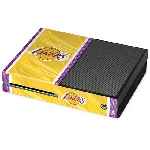 NBA Los Angeles Lakers Home Jersey Xbox One Console Skin