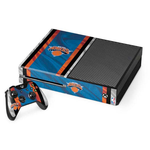 NBA New York Knicks Away Jersey Xbox One Console and Controller Bundle Skin