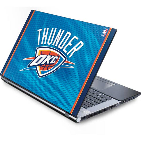 NBA Oklahoma City Thunder Blue Jersey Generic Laptop Skin