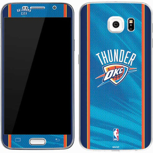 NBA Oklahoma City Thunder Blue Jersey Galaxy S7 Skin