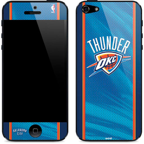 NBA Oklahoma City Thunder Blue Jersey iPhone 5/5s/5SE Skin