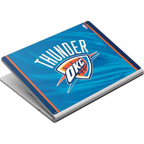 NBA Oklahoma City Thunder Blue Jersey Surface Book Skin