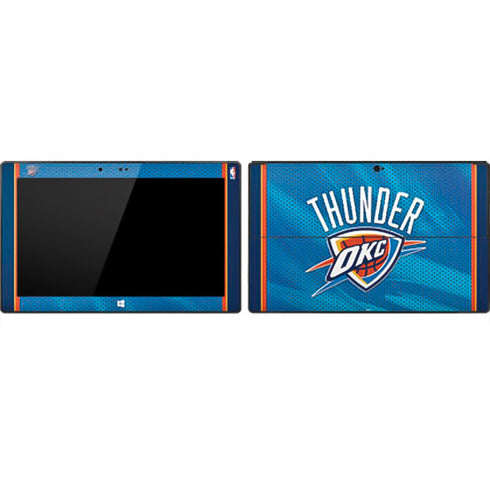 NBA Oklahoma City Thunder Blue Jersey Surface Pro Tablet Skin