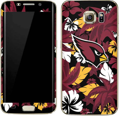 NFL Arizona Cardinals Tropical Print Galaxy S7 Edge Skin
