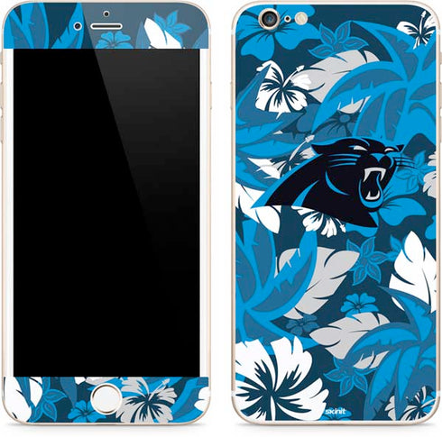 NFL Carolina Panthers Tropical Print iPhone 6/6s Plus Skin