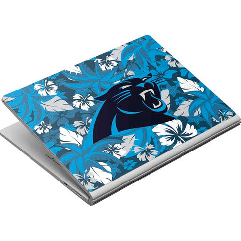 NFL Carolina Panthers Tropical Print Surface Book Skin