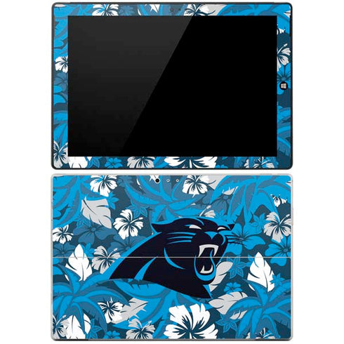 NFL Carolina Panthers Tropical Print Surface Pro 3 Skin