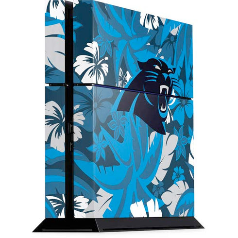 NFL Carolina Panthers Tropical Print PS4 Console Skin