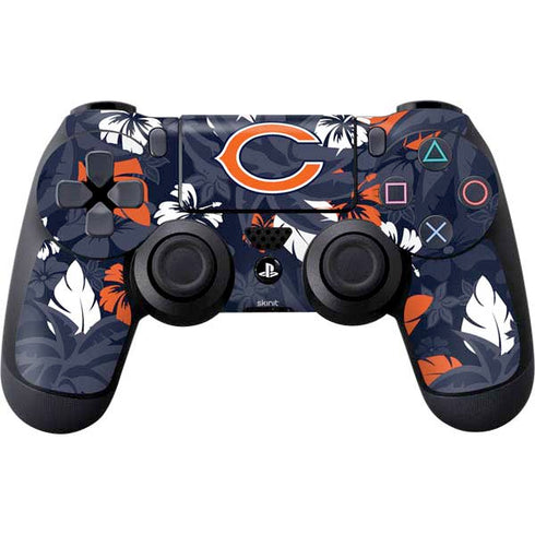 NFL Chicago Bears Tropical Print PS4 Controller Skin