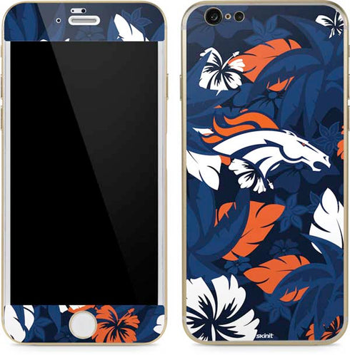 NFL Denver Broncos Tropical Print iPhone 6/6s Skin