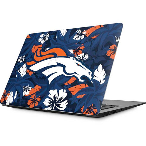 NFL Denver Broncos Tropical Print Apple MacBook Skin