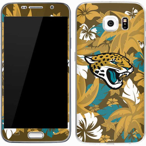 NFL Jacksonville Jaguars Tropical Print Galaxy S7 Skin