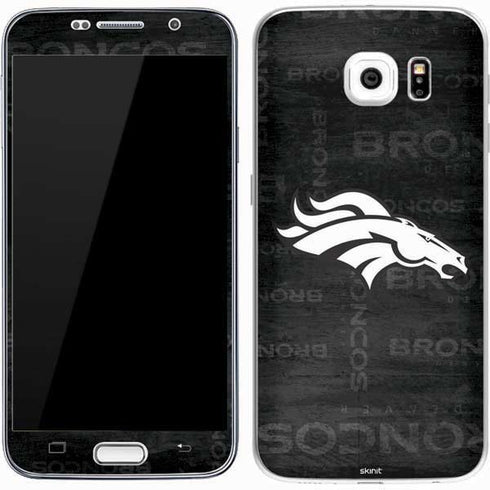 NFL Denver Broncos Black & White Galaxy S7 Skin
