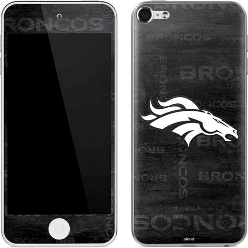 NFL Denver Broncos Black & White Apple iPod Skin