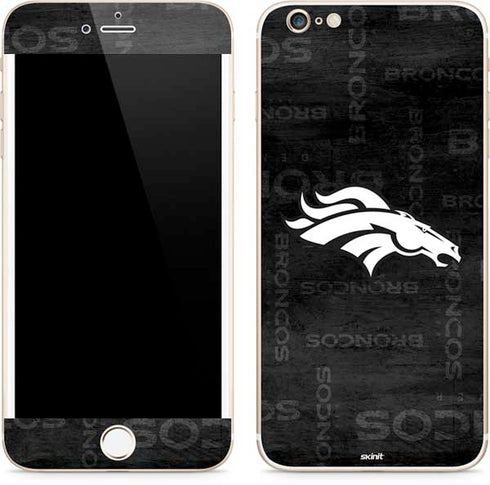 NFL Denver Broncos Black & White iPhone 6/6s Plus Skin