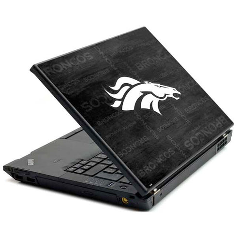 NFL Denver Broncos Black & White Lenovo T420 Skin