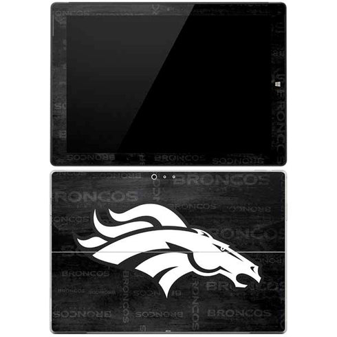 NFL Denver Broncos Black & White Surface Pro 3 Skin