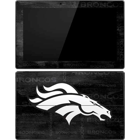 NFL Denver Broncos Black & White Surface Pro Tablet Skin