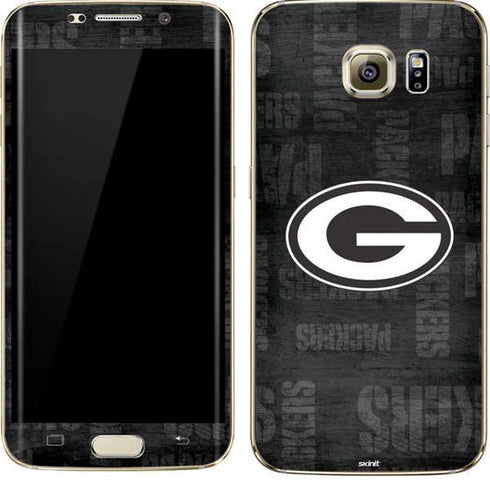 NFL Green Bay Packers Black & White Galaxy S7 Edge Skin