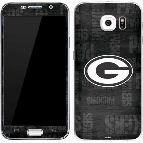 NFL Green Bay Packers Black & White Galaxy S7 Skin