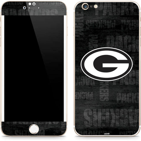 NFL Green Bay Packers Black & White iPhone 6/6s Plus Skin