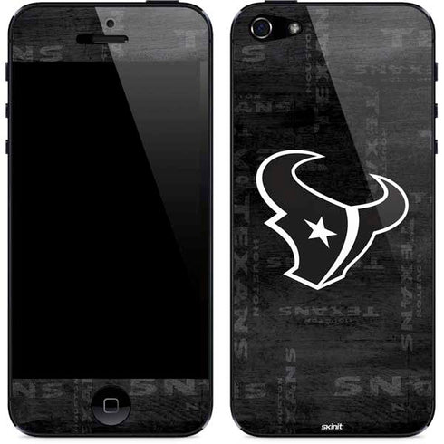 NFL Houston Texans Black & White iPhone 5/5s/5SE Skin