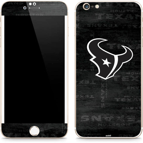 NFL Houston Texans Black & White iPhone 6/6s Plus Skin