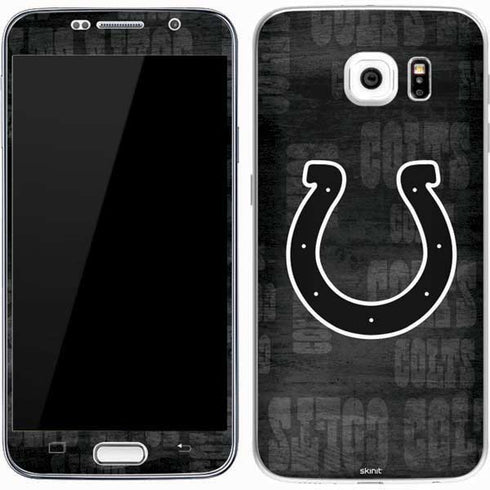 NFL Indianapolis Colts Black & White Galaxy S7 Skin